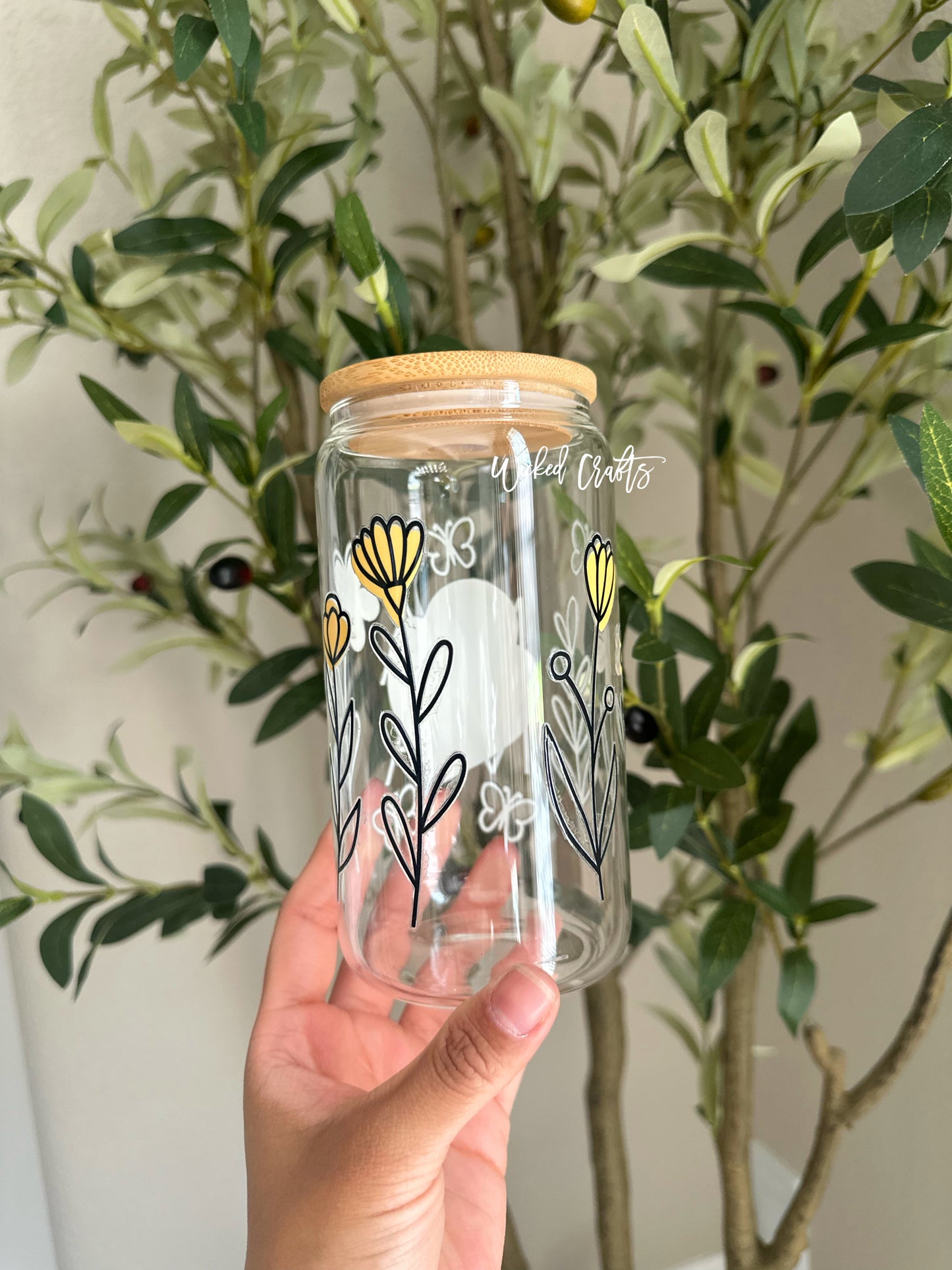 Mama Yellow Glass