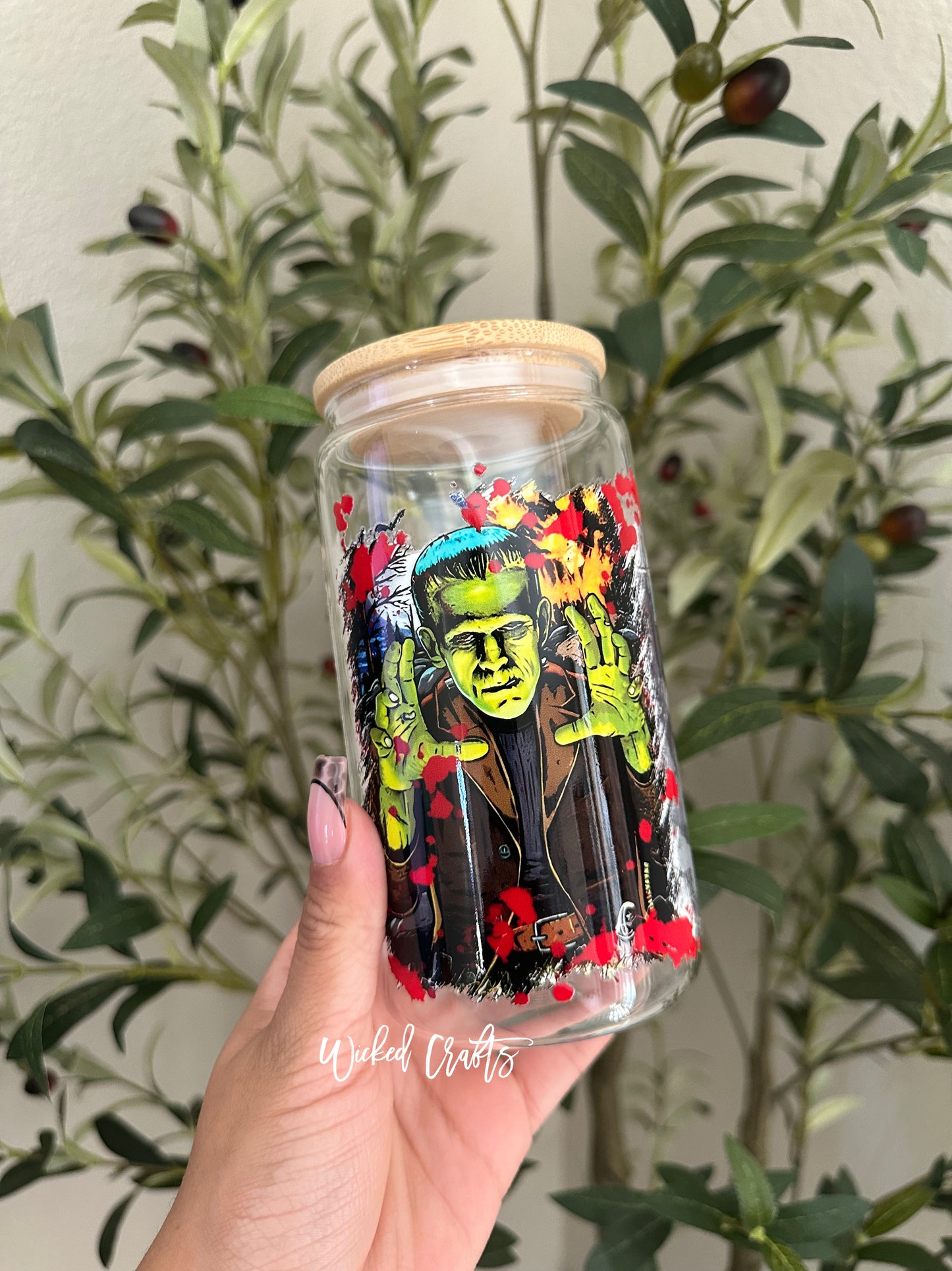 The Monster Times Glass Tumbler
