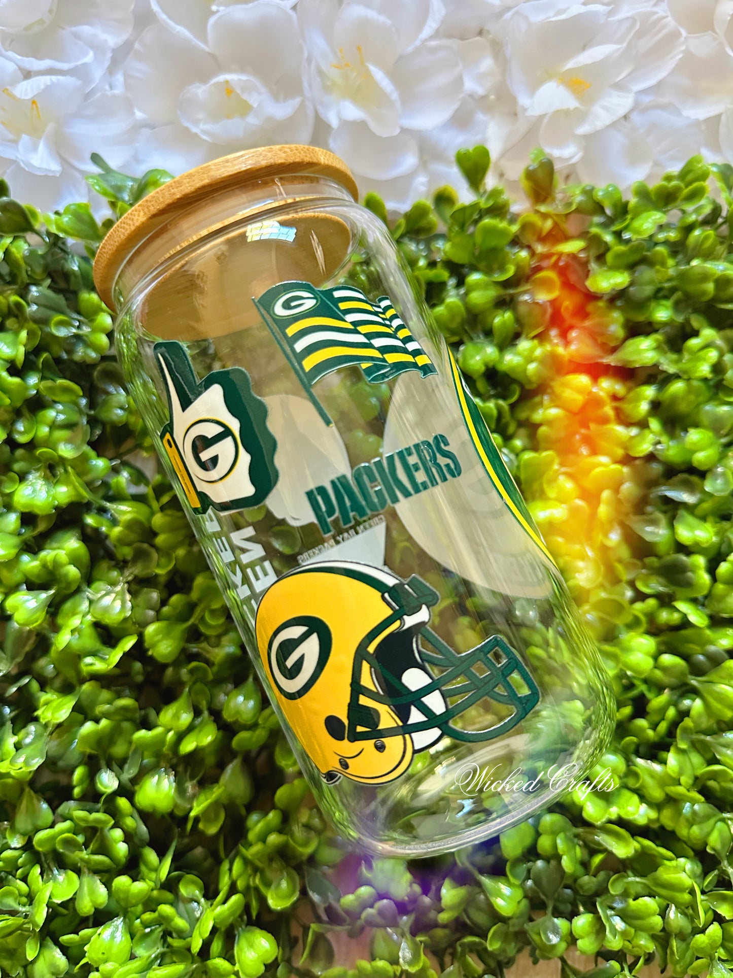 Packers Glass Cup