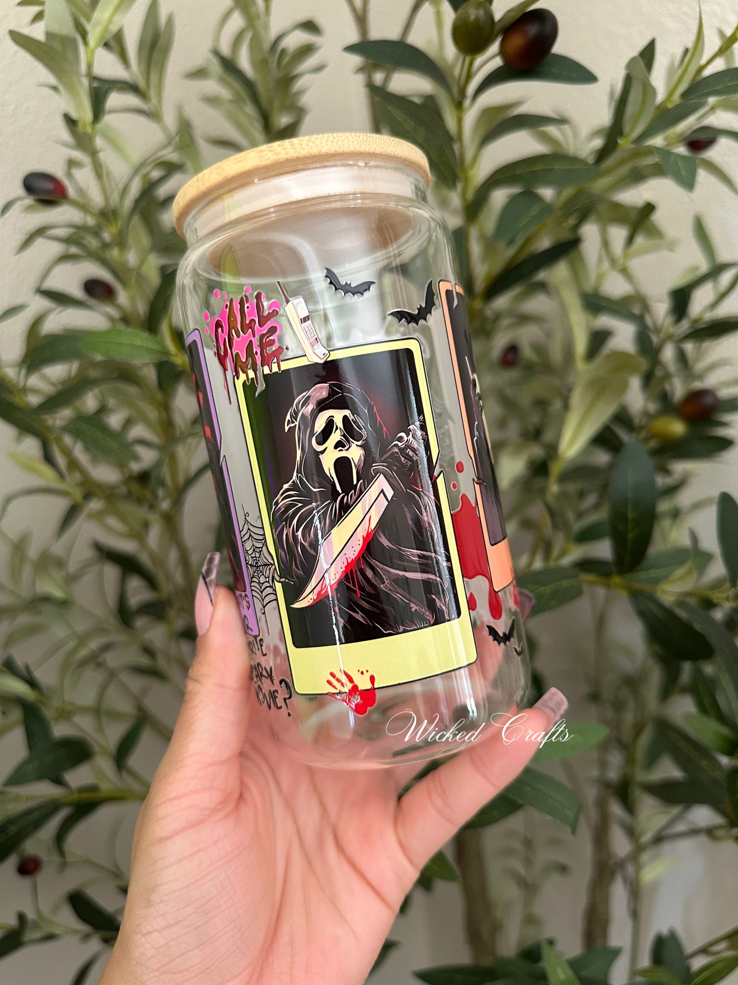 Scream Glass Tumbler
