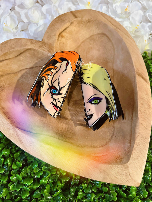 Chucky & Tiffany Hair Clip