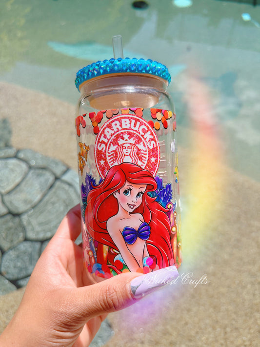 Ariel Starbucks Glass