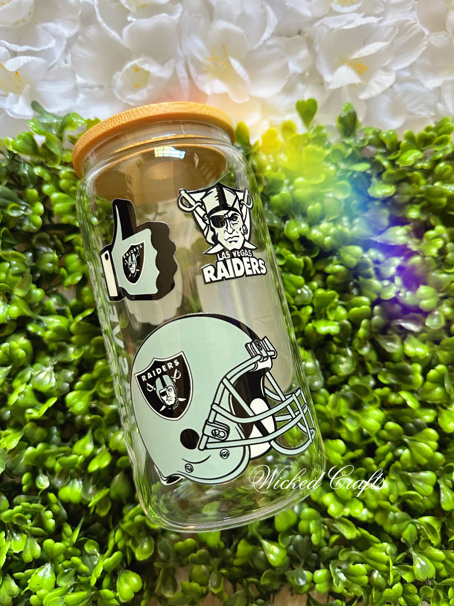 Raiders Glass Cup