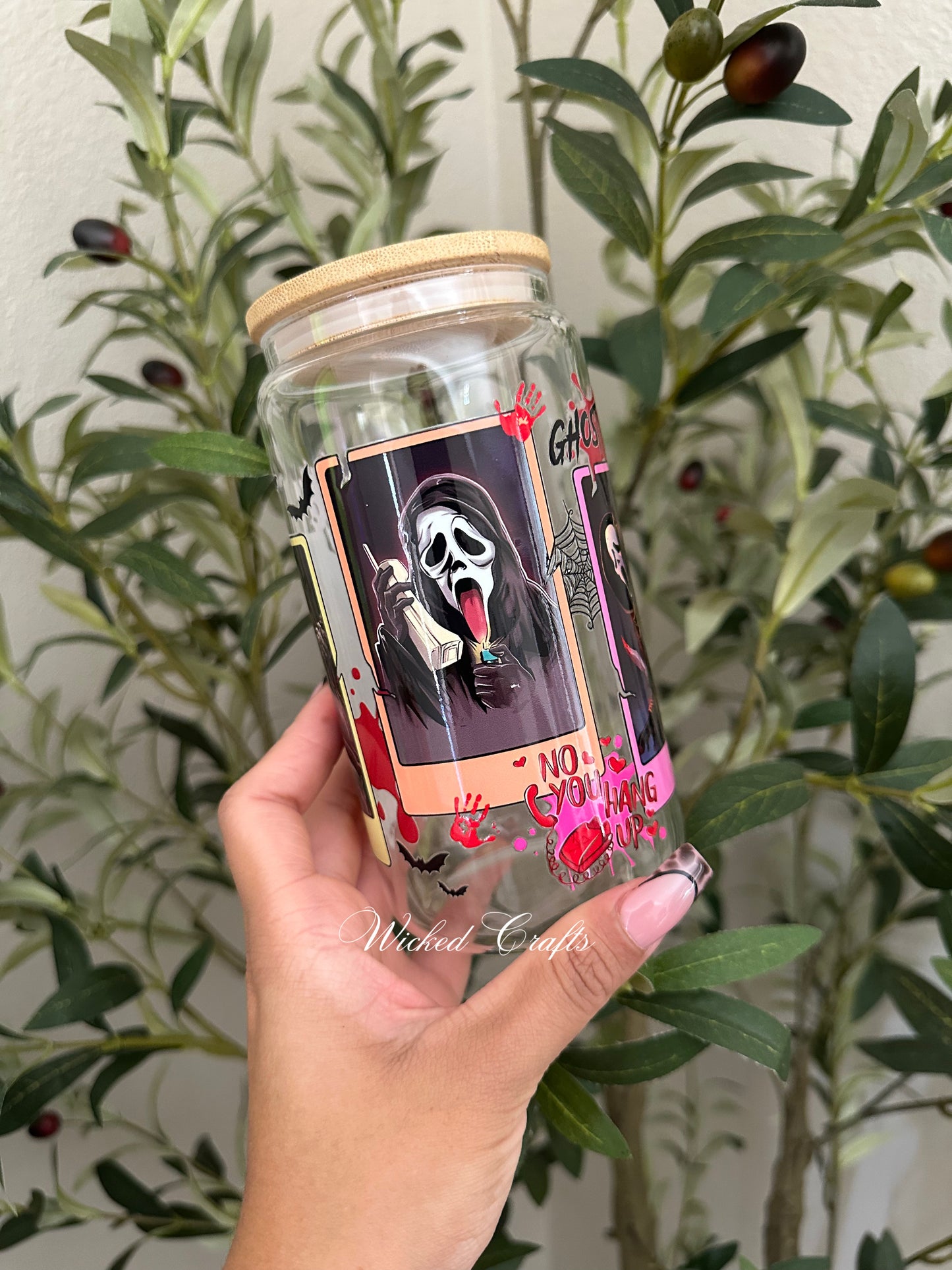 Scream Glass Tumbler