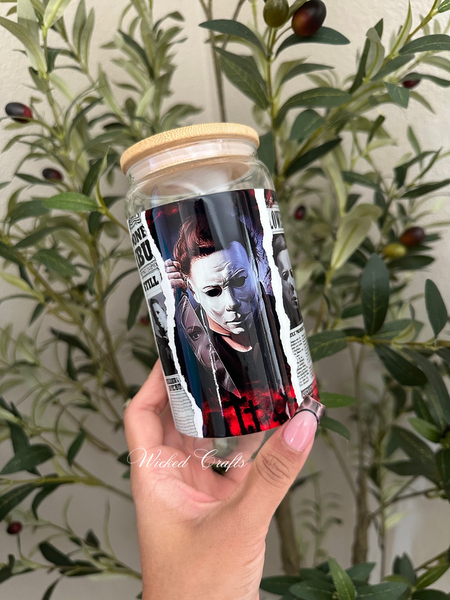 Halloween Glass Tumbler