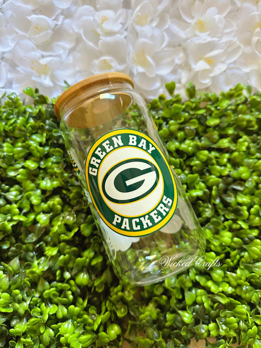 Packers Glass Cup