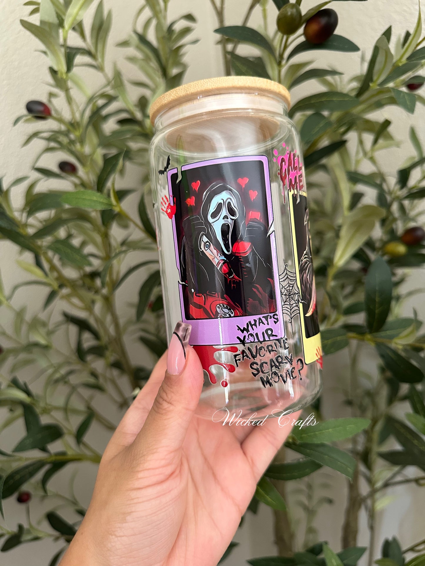 Scream Glass Tumbler