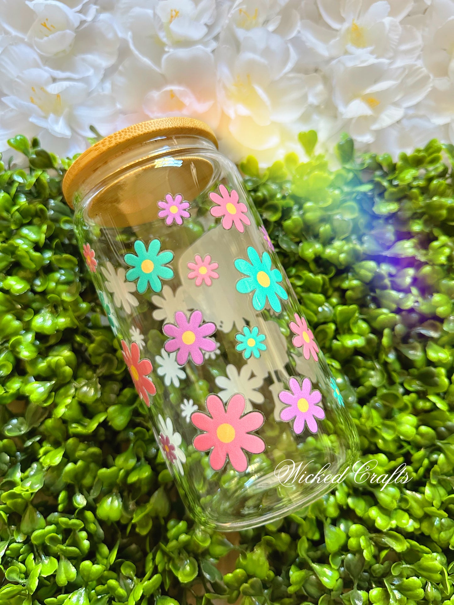 Coraline & Florals Glass