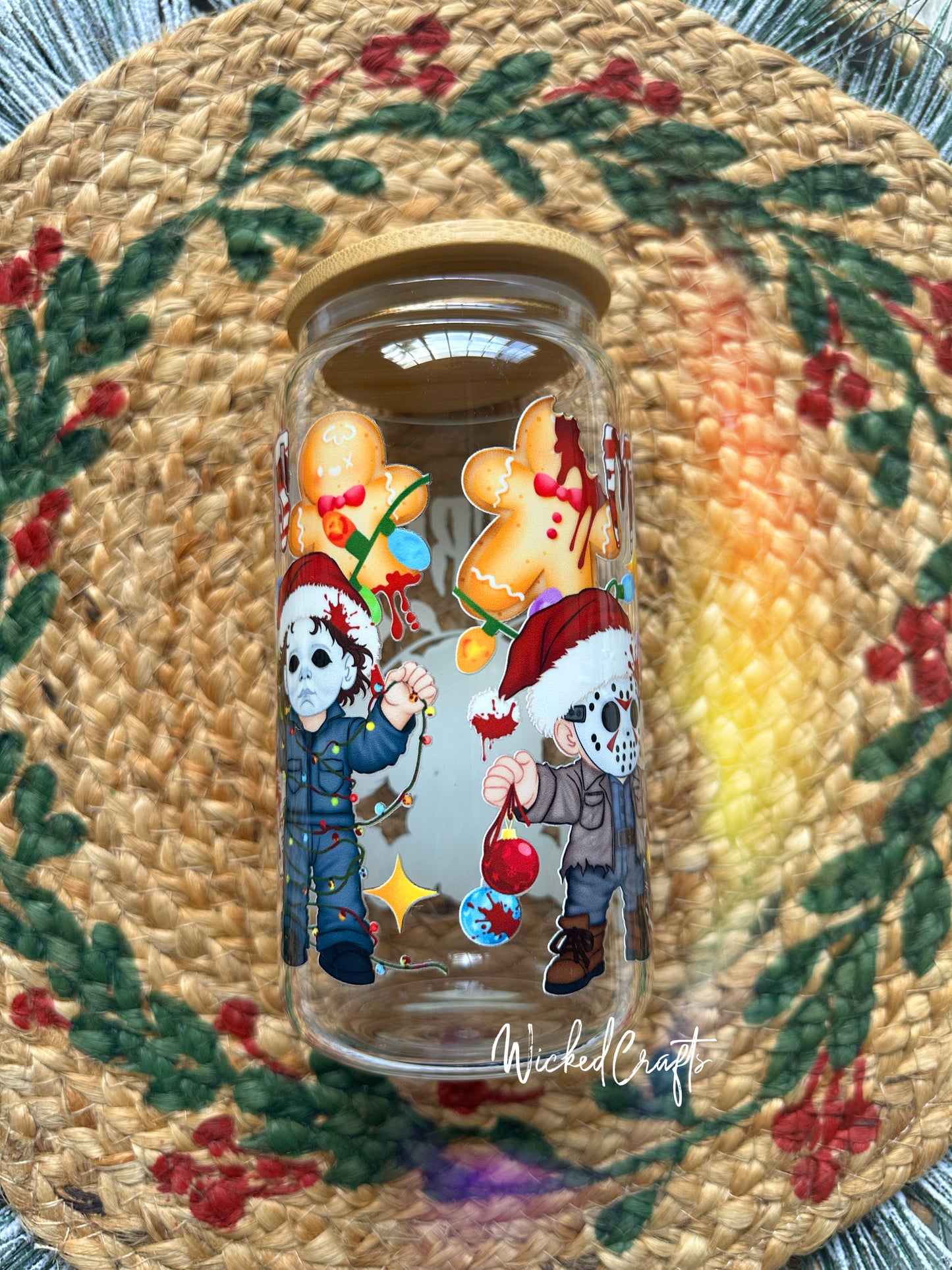 Merry Creepmas Glass