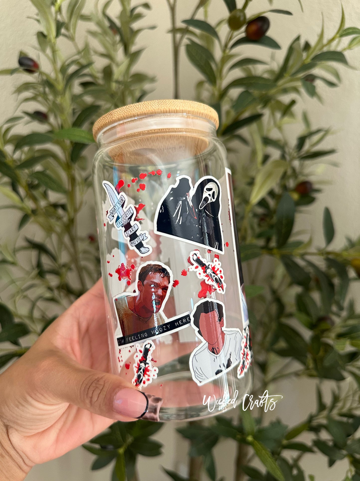 Scream Glass Tumbler