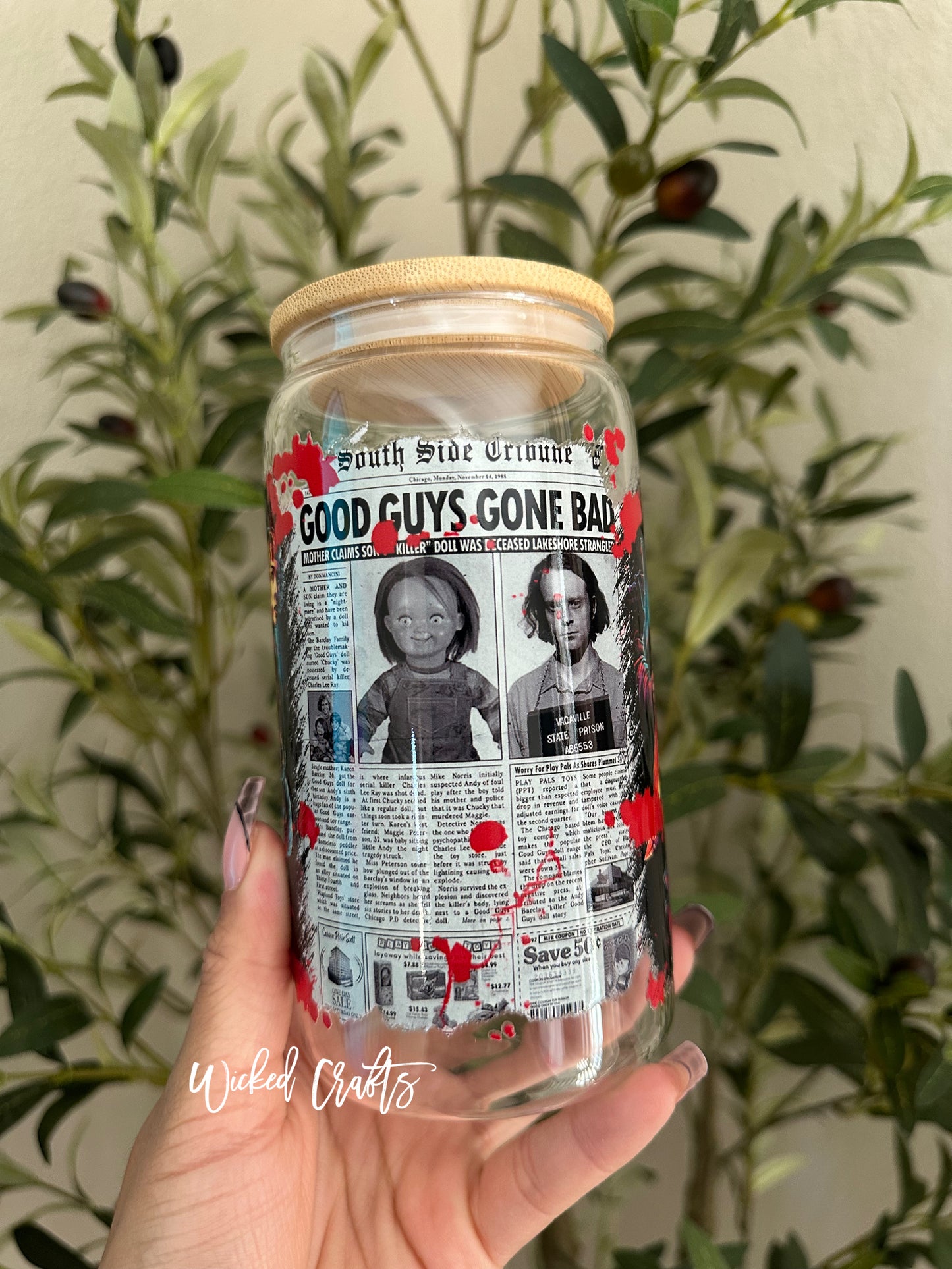 Chucky Glass Tumbler