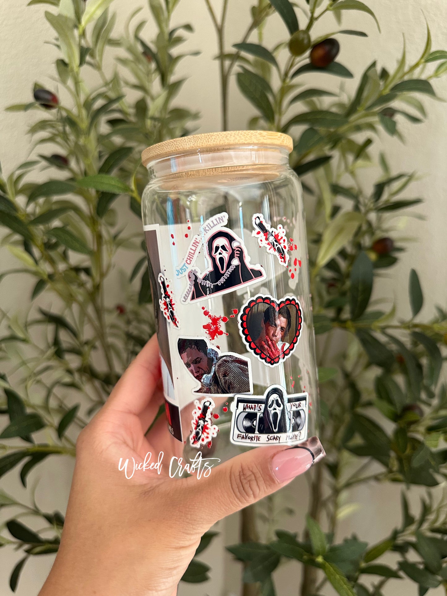 Scream Glass Tumbler