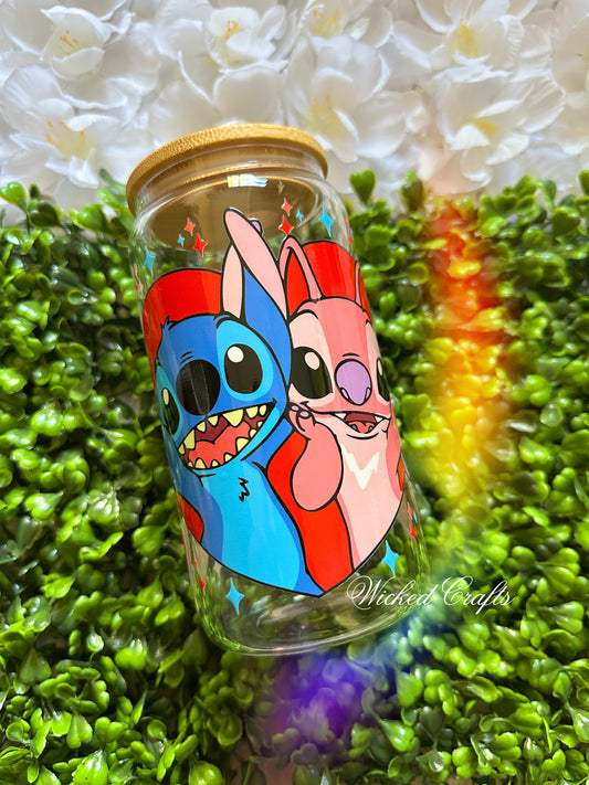 Stitch & Angel Glass