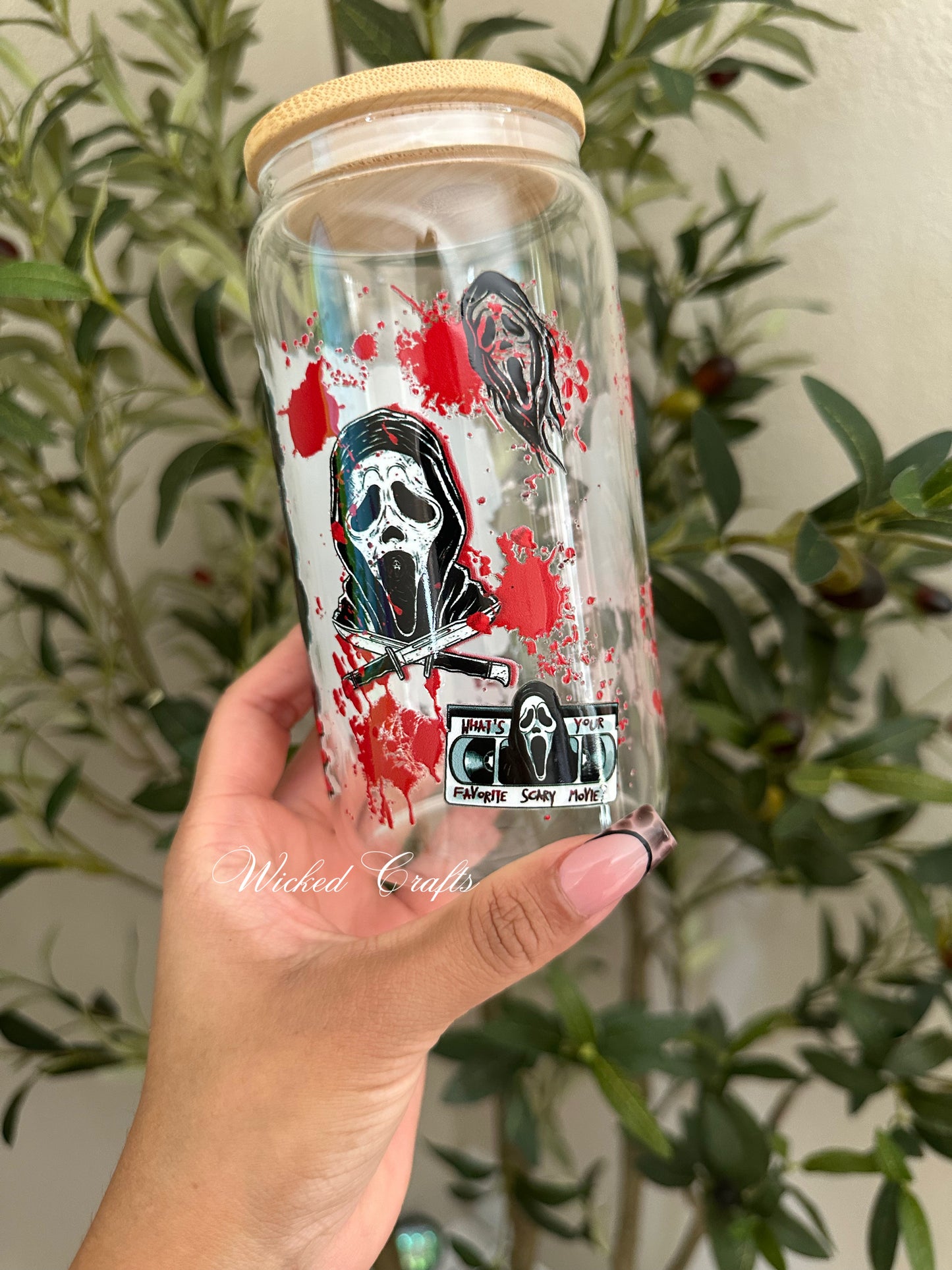Scream Glass Tumbler