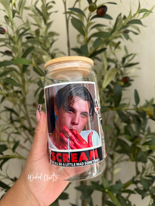 Scream Glass Tumbler