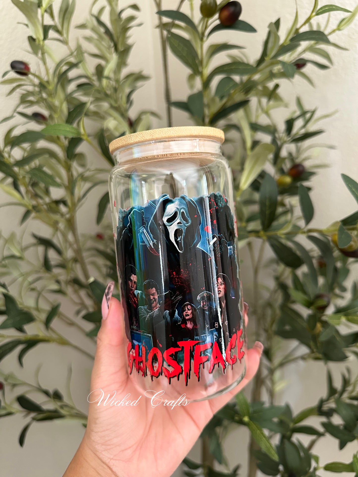 Scream Glass Tumbler