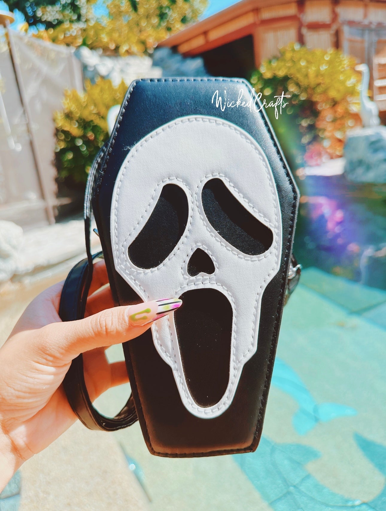 Scream Coffin Crossbody Bag