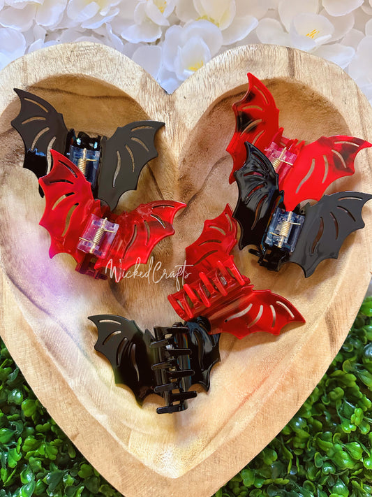 Bats Hair Clips