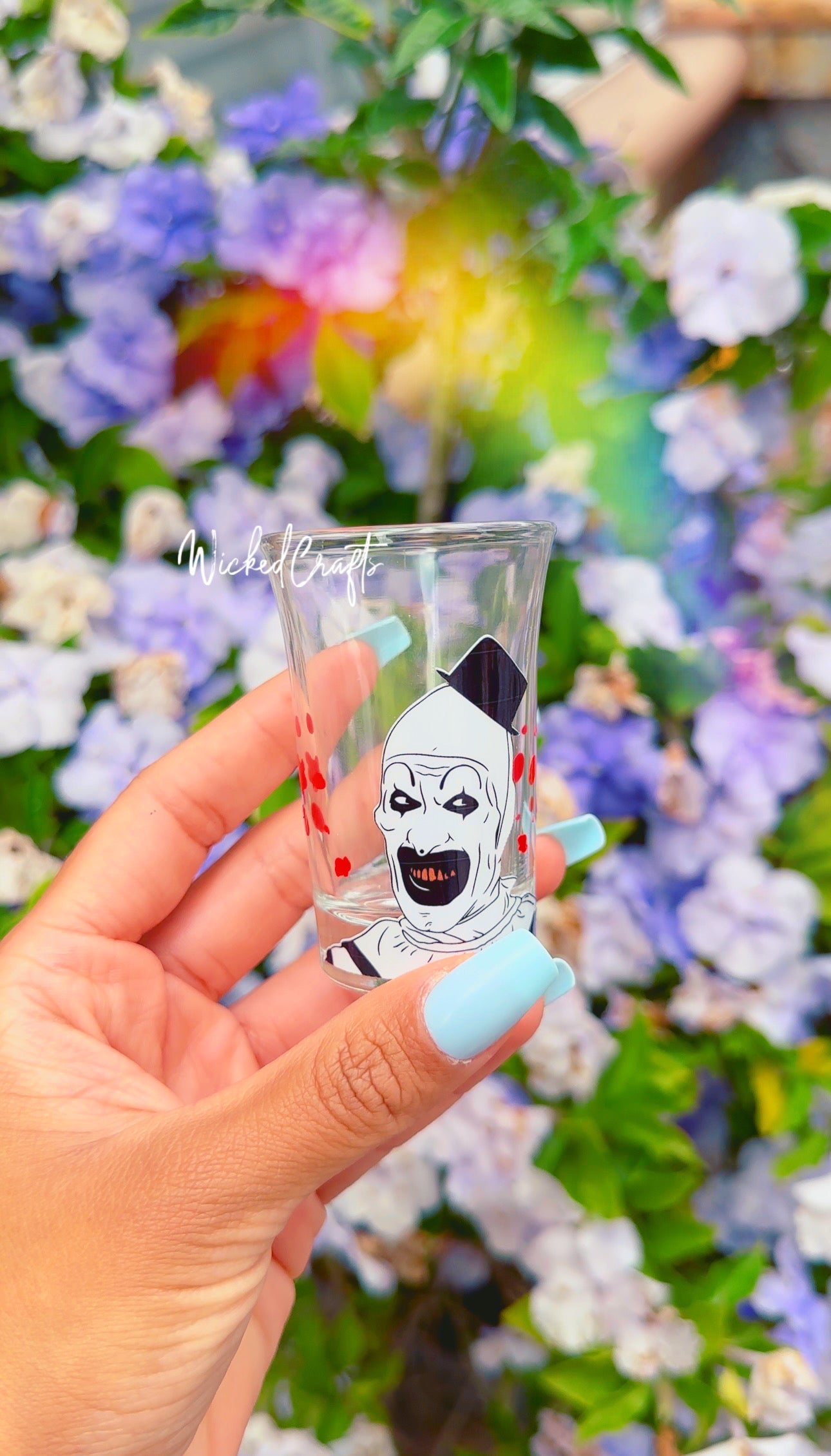 Clown Horror Shot Glass