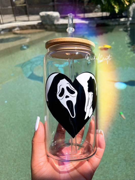 Scream Heart Glass