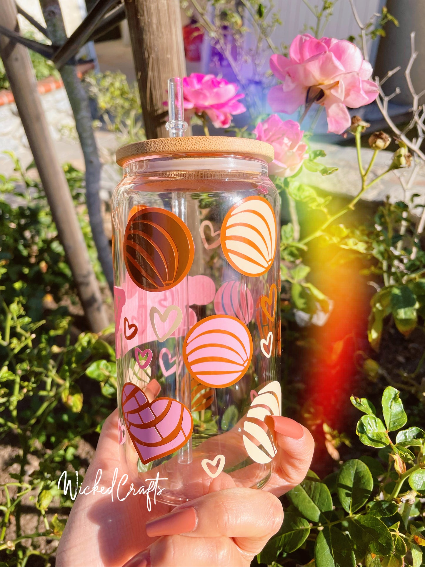 Cafecito Y Chisme Pan Dulce Glass Can