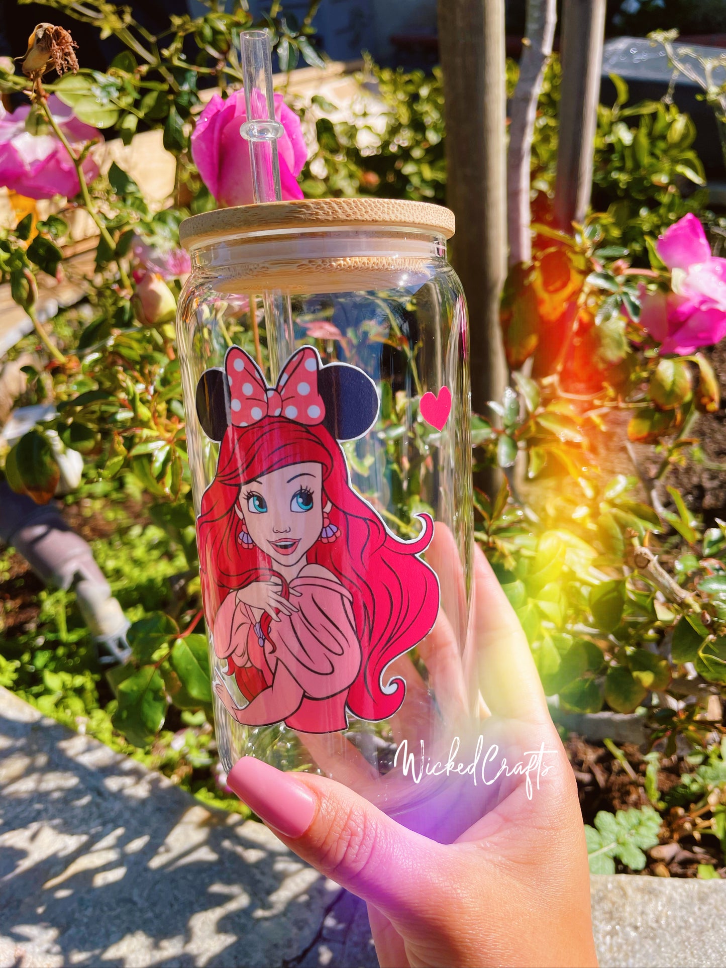 Mermaid Glass Can