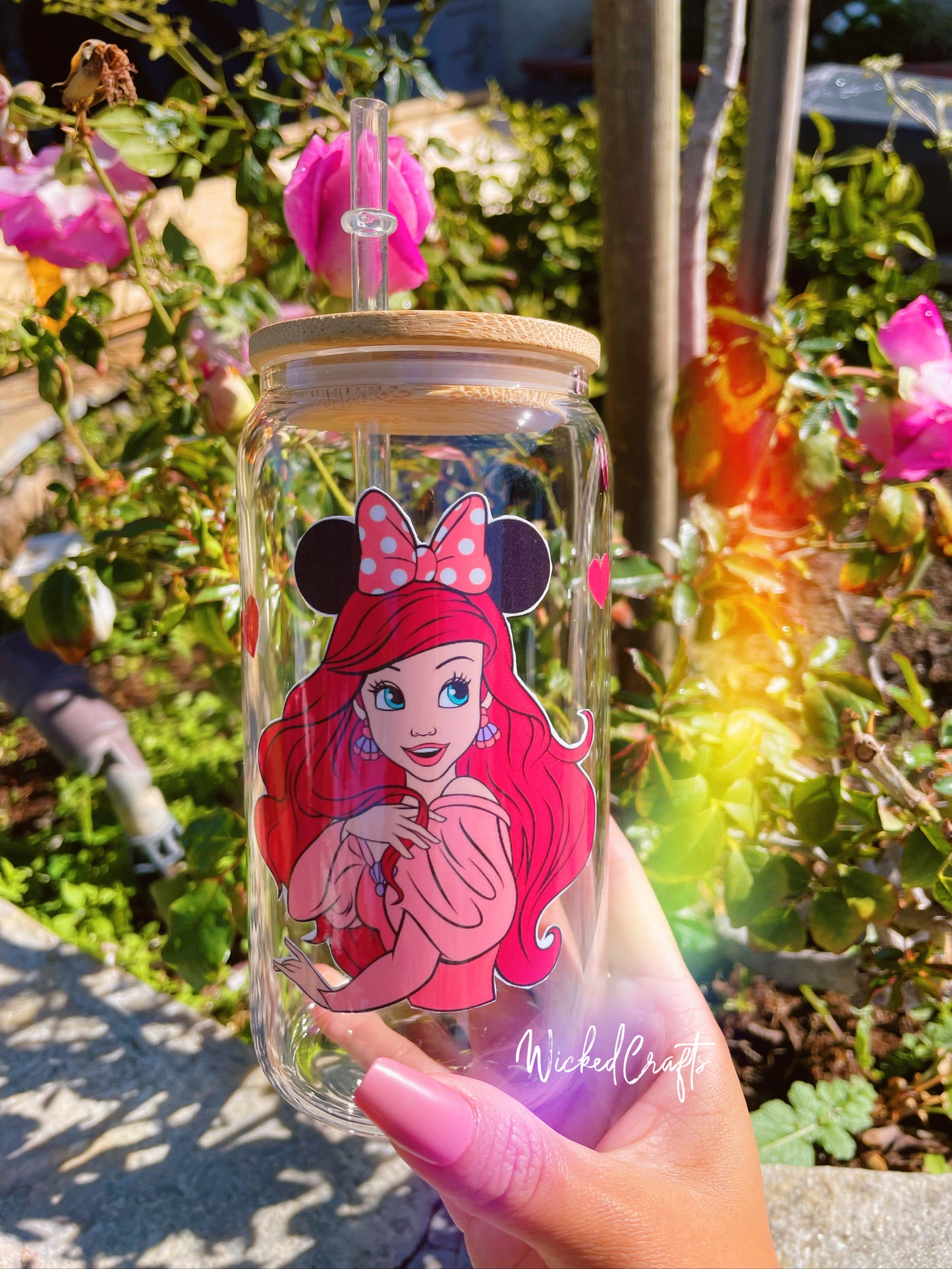 Mermaid Glass Can