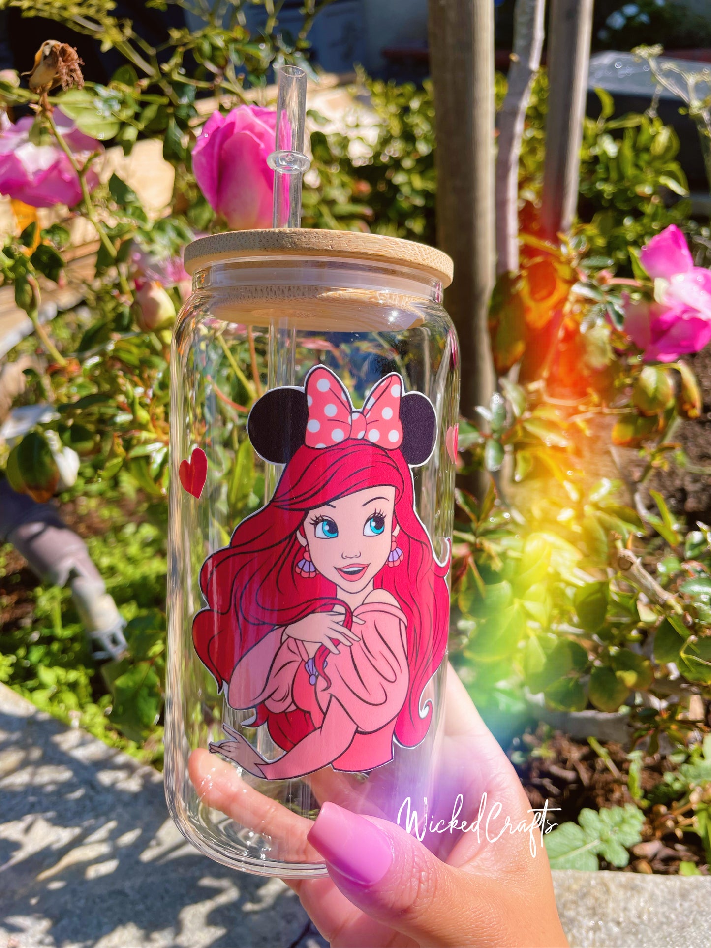 Mermaid Glass Can