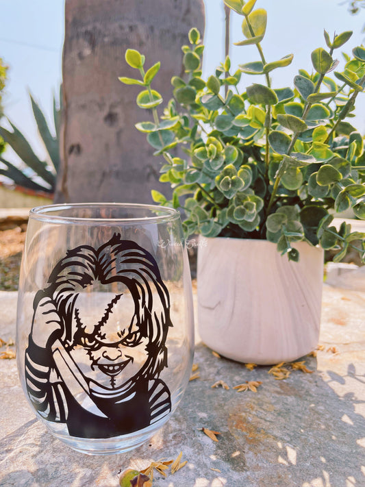 Chucky Wine Glass