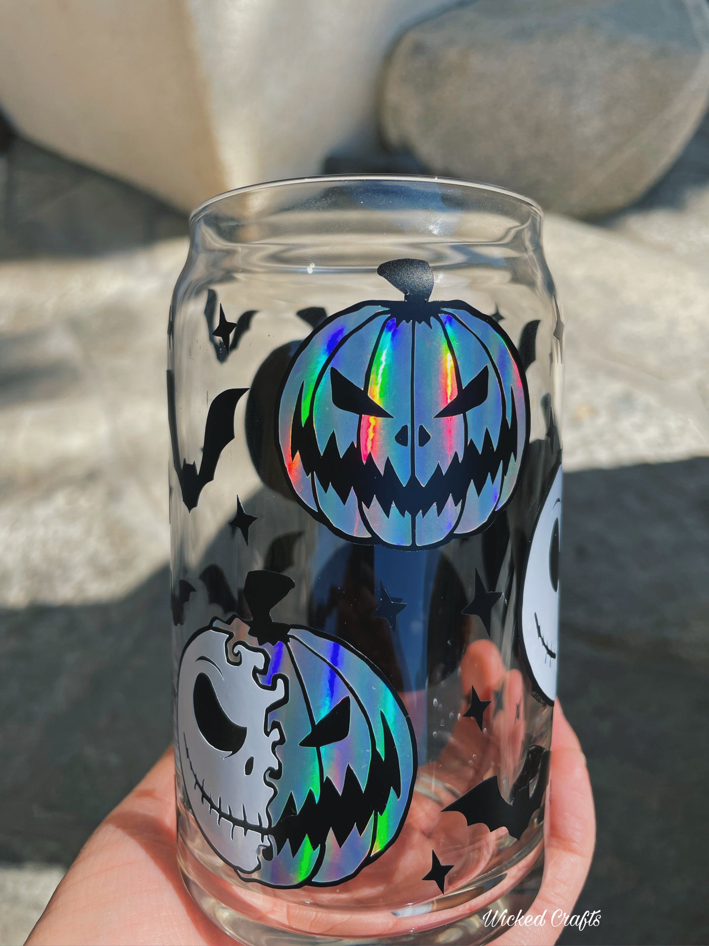 Jack Holographic 16oz Glass